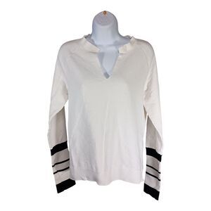 Alexander McQueen Skull Sweater Sweatshirt V-Neck Long Sleeve Cotton Women's XS